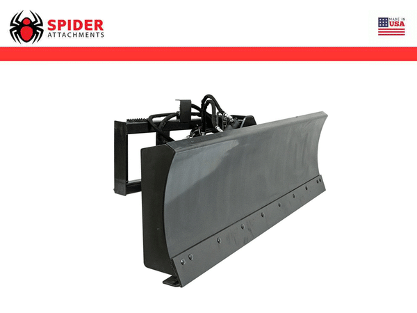 SPIDER 6-Way dozer dirt blade for skid steer loader - Spider Attachments