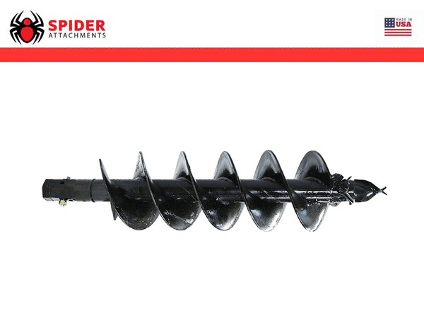 SPIDER Auger Bits for mini loader - Spider Attachments