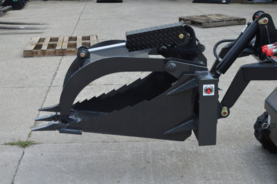 SPIDER "Big Scoop" Stump Bucket Grapple for mini loader