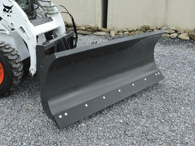 SPIDER heavy duty hydraulic angle snow blade for skid steer