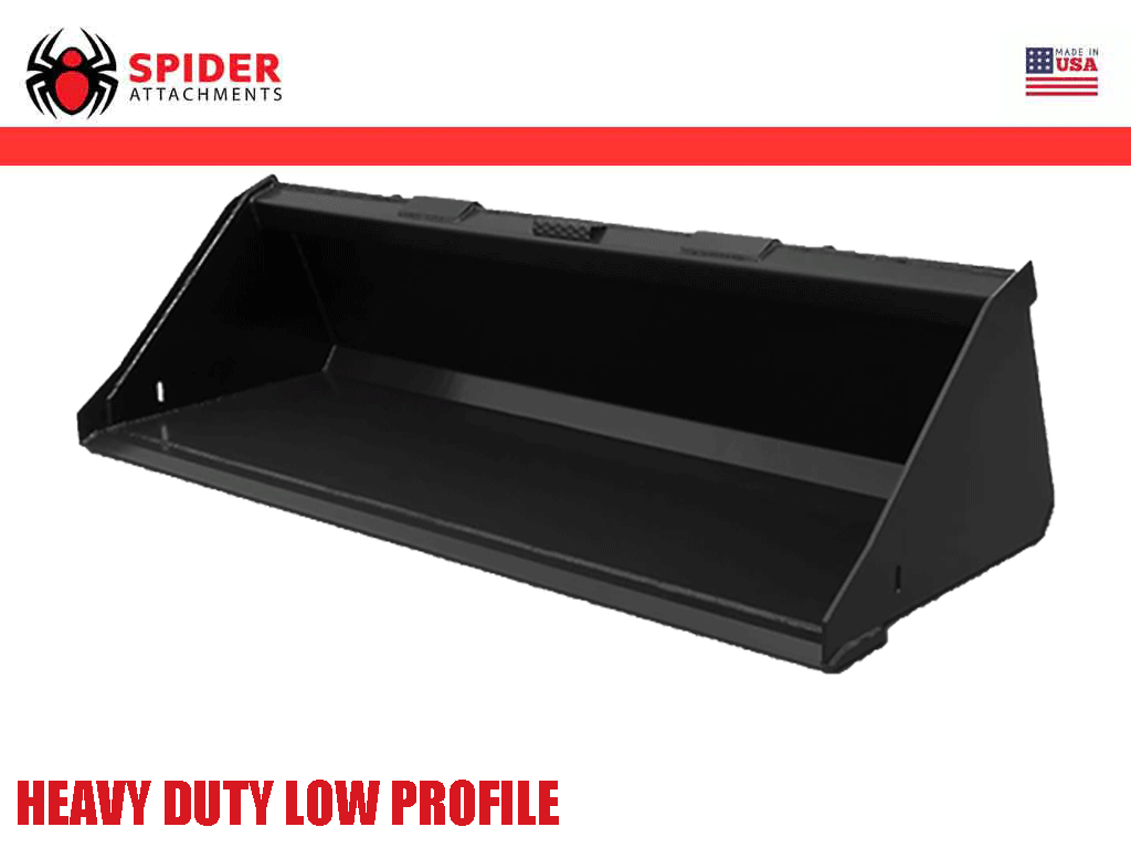 SPIDER Heavy Duty Low Profile bucket