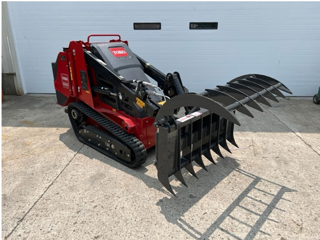 SPIDER Grapple Rake for mini loader - Spider Attachments