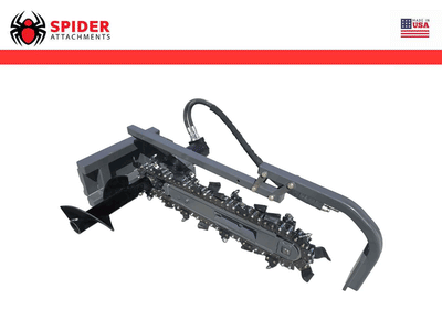 SPIDER trencher for mini loader