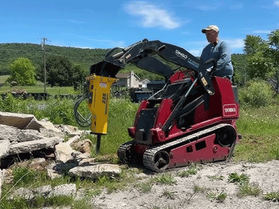 SPIDER hydraulic hammer for mini loader