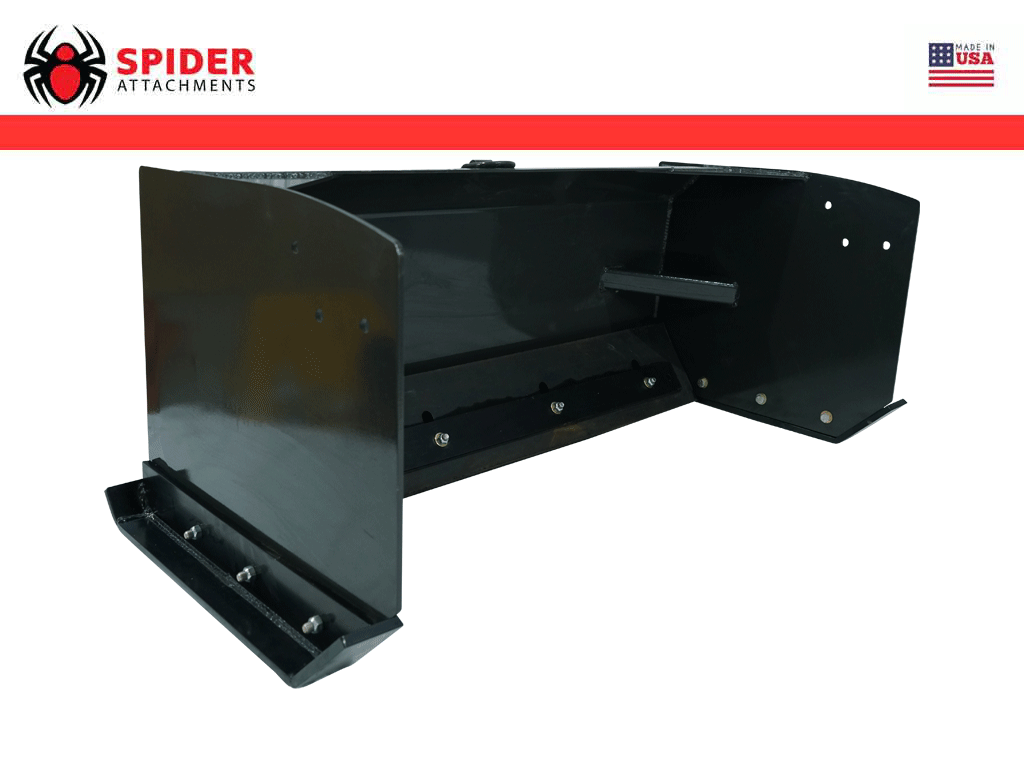 SPIDER snow pusher for mini loader