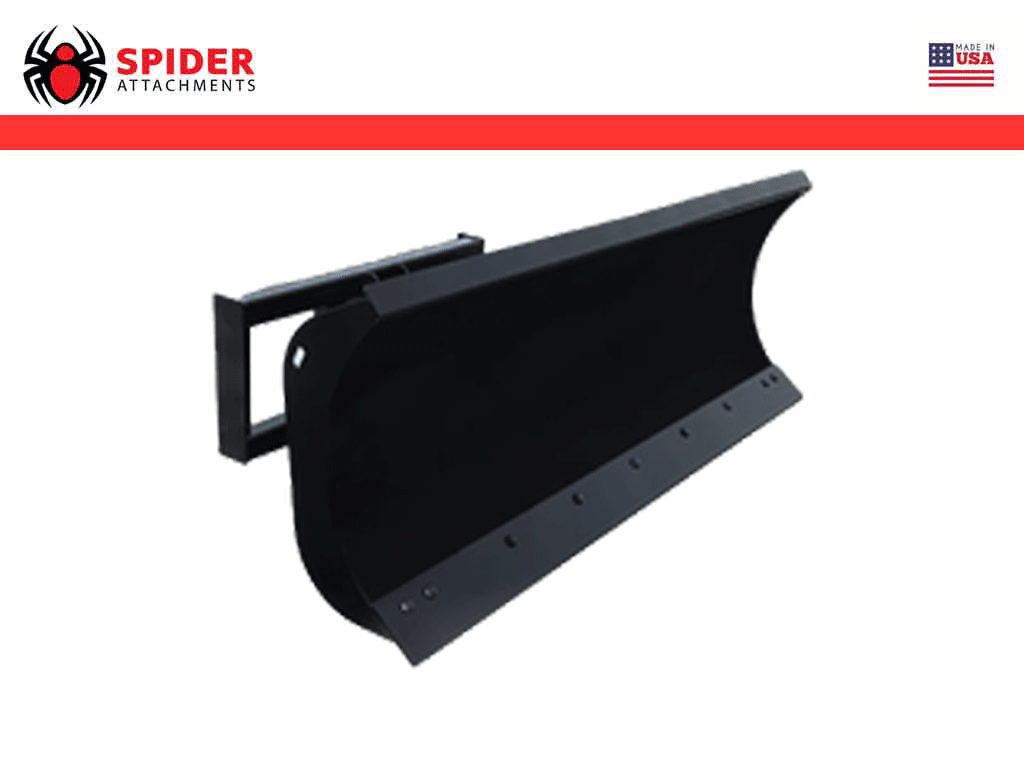 SPIDER heavy duty hydraulic angle snow blade for skid steer