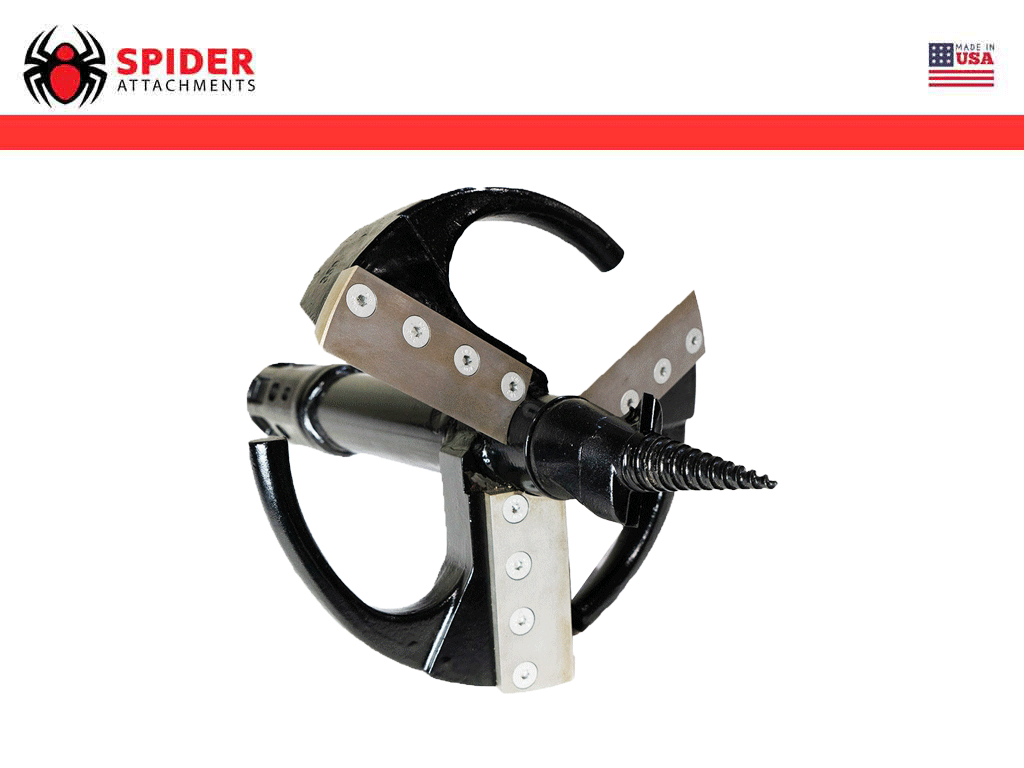 SPIDER stump planer Bit for mini loader
