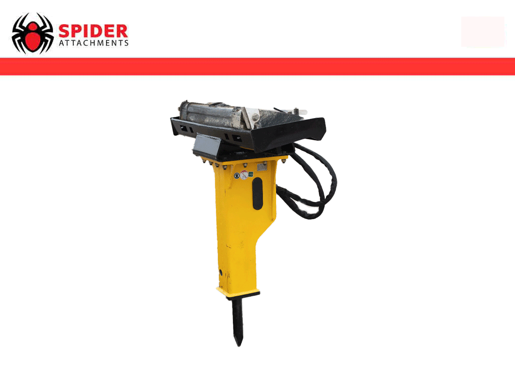 SPIDER hydraulic hammer for mini loader