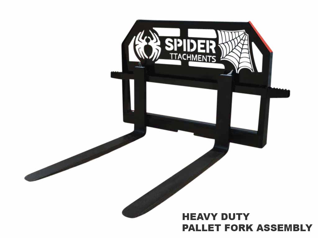 SPIDER PALLET FORKS, HEAVY DUTY FRAME (SSL)(CTL)