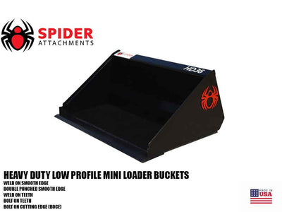 SPIDER ATTACHMENTS general purpose bucket for min loader