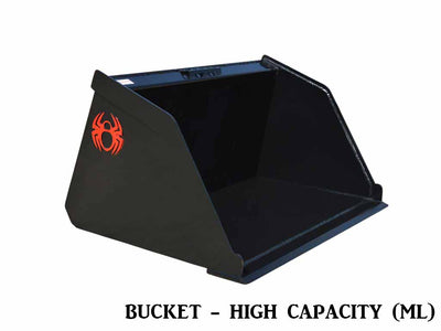 SPIDER high capacity bucket for mini loader