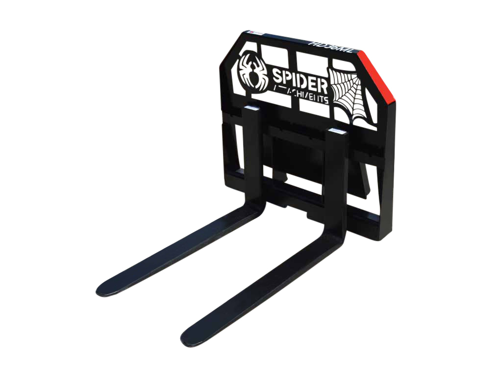 SPIDER PALLET FORKS, HEAVY DUTY FRAME MINI LOADER (ML)