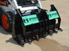 SPIDER extreme duty grapple rake for skid steer